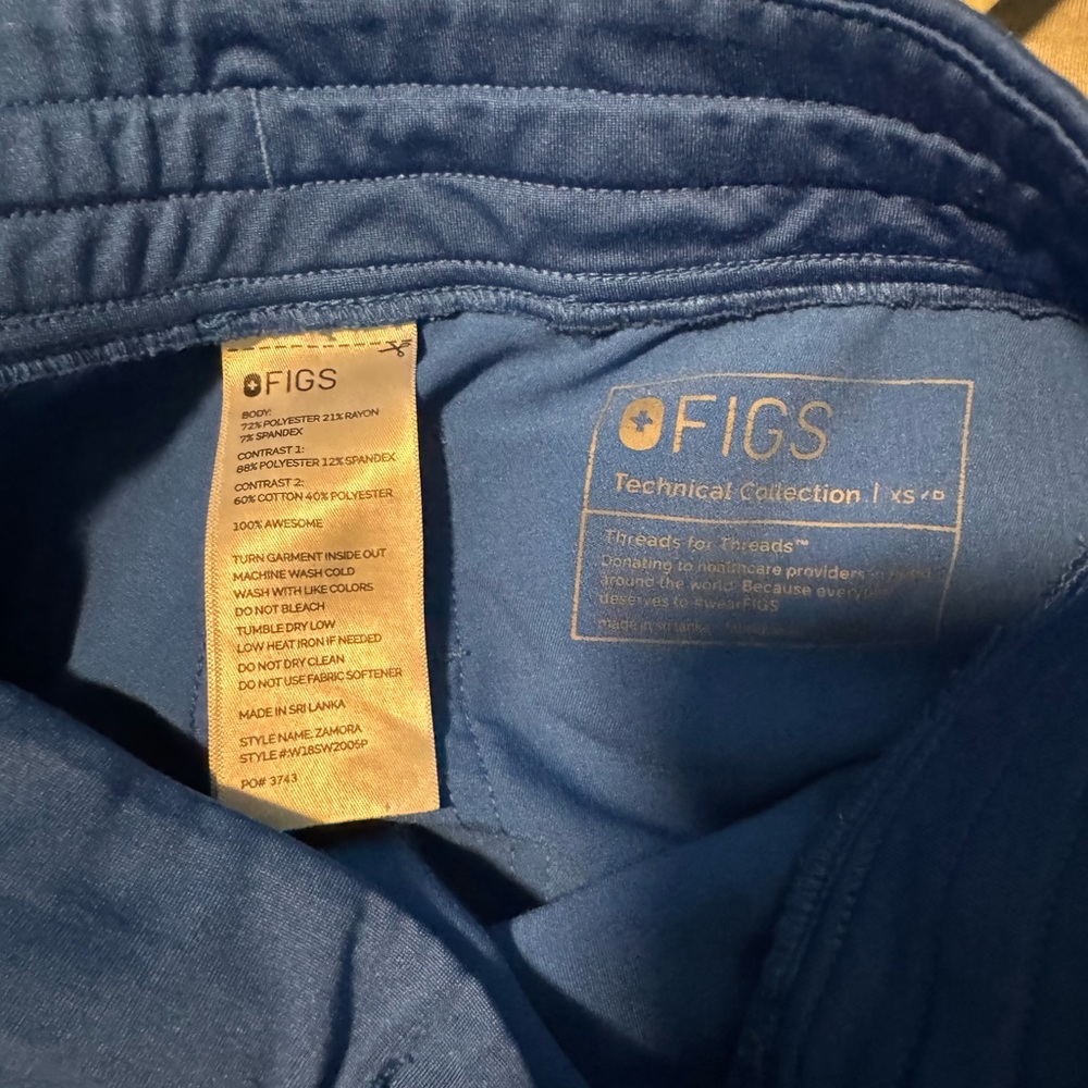Figs Technical Collection Blue Scrub set - Picture 4 of 6